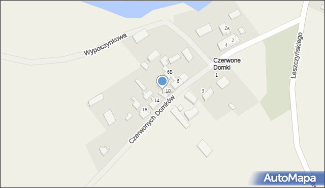 Skrzatusz, Czerwonych Domków, 12, mapa Skrzatusz