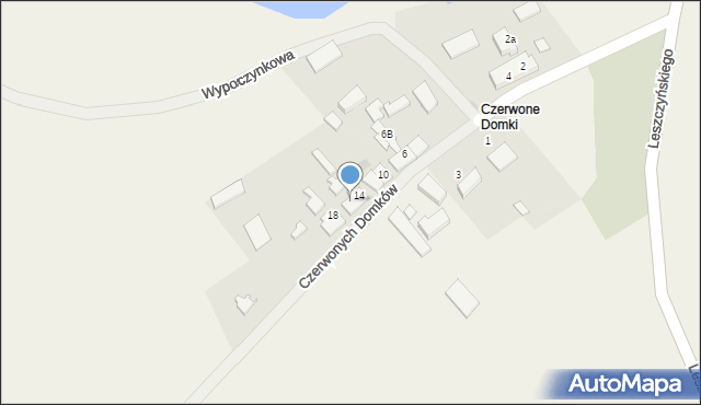 Skrzatusz, Czerwonych Domków, 16, mapa Skrzatusz