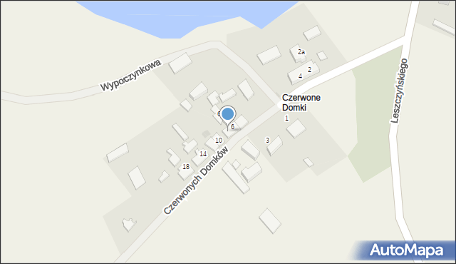 Skrzatusz, Czerwonych Domków, 8, mapa Skrzatusz