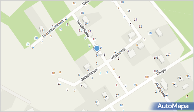 Sopieszyno, Czereśniowa, 5, mapa Sopieszyno