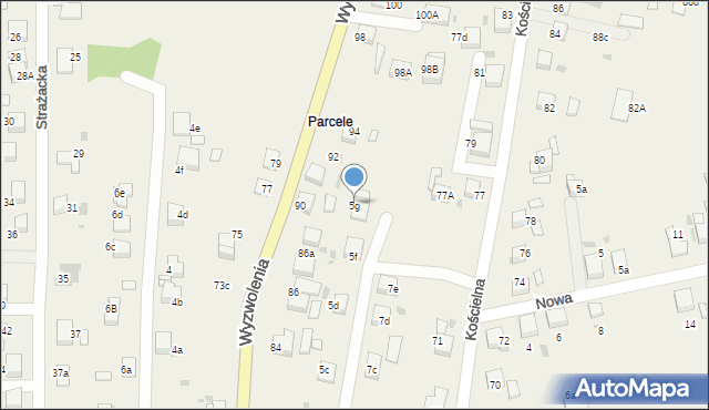 Stanowice, Czynu Społecznego, 5g, mapa Stanowice