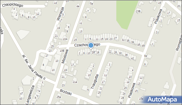 Starachowice, Czachowskiego Dionizego, płk., 12, mapa Starachowic