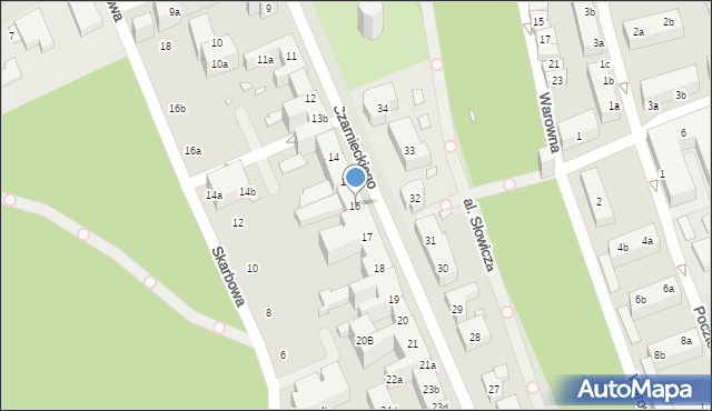 Stargard, Czarnieckiego Stefana, hetm., 16, mapa Stargard