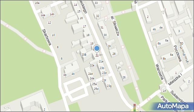 Stargard, Czarnieckiego Stefana, hetm., 21, mapa Stargard