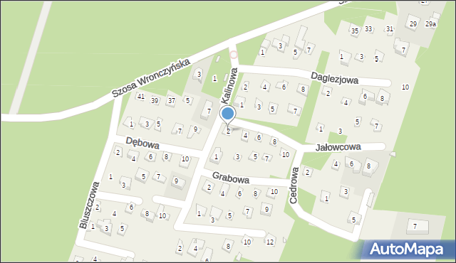 Stęszewko, Czeremchowa, 2, mapa Stęszewko