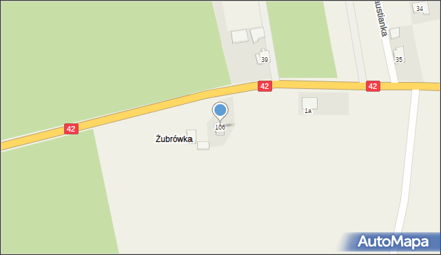 Strojec, Częstochowska, 106, mapa Strojec