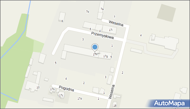 Świercze, Częstochowska, 17h, mapa Świercze