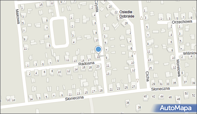 Turek, Czysta, 12, mapa Turka