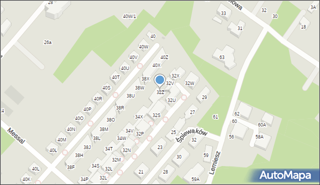 Warszawa, Czołowa, 32Z, mapa Warszawy