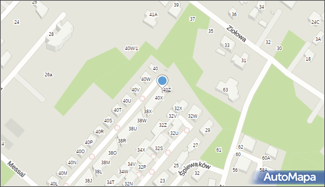 Warszawa, Czołowa, 40Y, mapa Warszawy