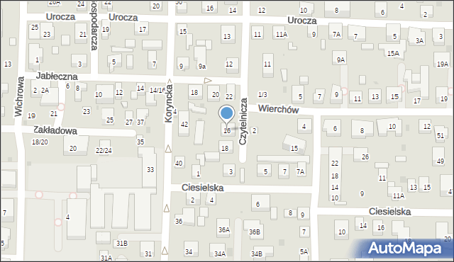 Warszawa, Czytelnicza, 16, mapa Warszawy