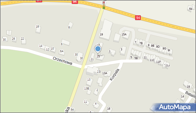 Wieliczka, Czarnochowska, 15, mapa Wieliczka