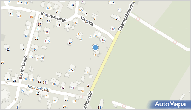 Wieliczka, Czarnochowska, 8, mapa Wieliczka