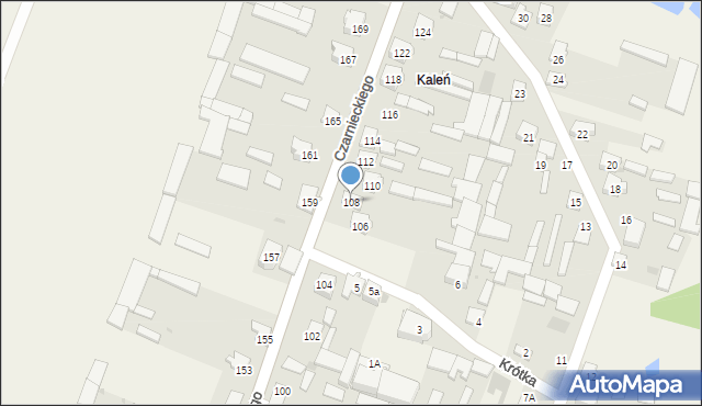 Wizna, Czarnieckiego Stefana, hetm., 108, mapa Wizna