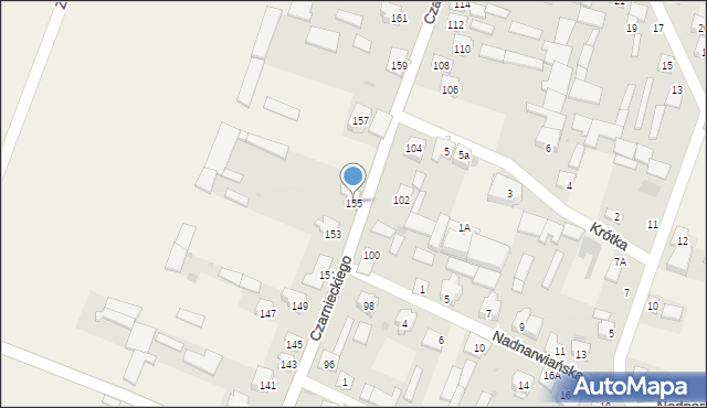 Wizna, Czarnieckiego Stefana, hetm., 155, mapa Wizna