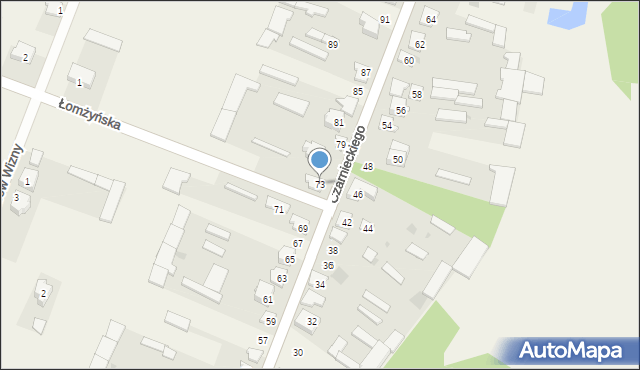 Wizna, Czarnieckiego Stefana, hetm., 73, mapa Wizna