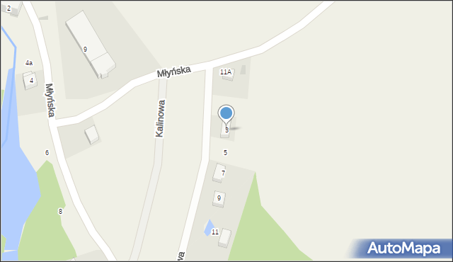 Żukczyn, Czeremchowa, 3, mapa Żukczyn