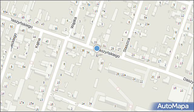 Aleksandrów Łódzki, Daszyńskiego Ignacego, 32, mapa Aleksandrów Łódzki