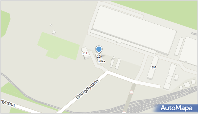 Będzin, Dąbrowska, 209, mapa Będzin