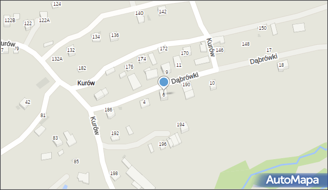 Bochnia, Dąbrówki, 6, mapa Bochni