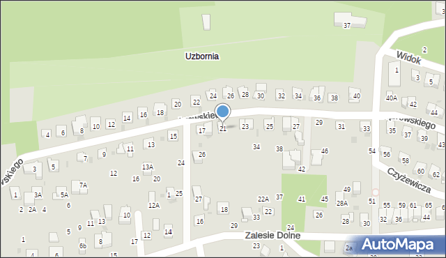 Bochnia, Dąbrowskiego Henryka, gen., 21, mapa Bochni