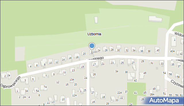 Bochnia, Dąbrowskiego Henryka, gen., 22, mapa Bochni