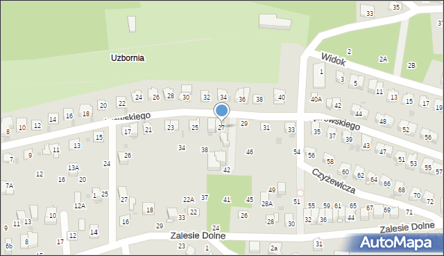 Bochnia, Dąbrowskiego Henryka, gen., 27, mapa Bochni