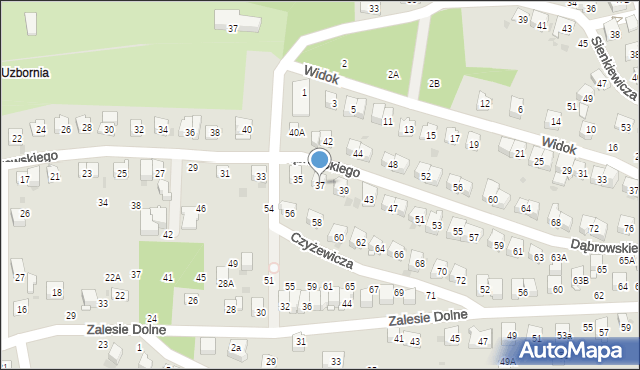 Bochnia, Dąbrowskiego Henryka, gen., 37, mapa Bochni