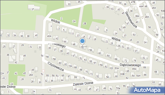 Bochnia, Dąbrowskiego Henryka, gen., 52, mapa Bochni
