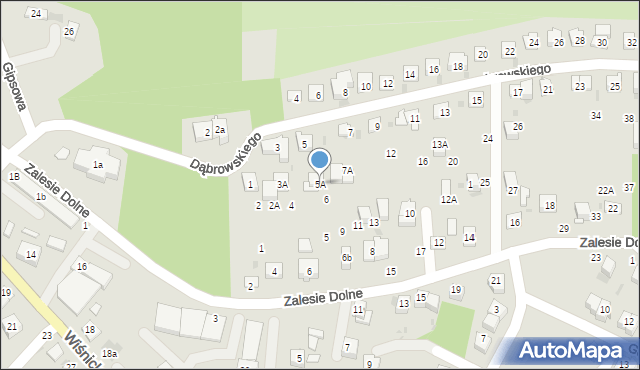 Bochnia, Dąbrowskiego Henryka, gen., 5A, mapa Bochni