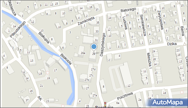 Bogatynia, Daszyńskiego Ignacego, 29, mapa Bogatynia