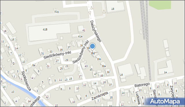 Bogatynia, Daszyńskiego Ignacego, 39d, mapa Bogatynia