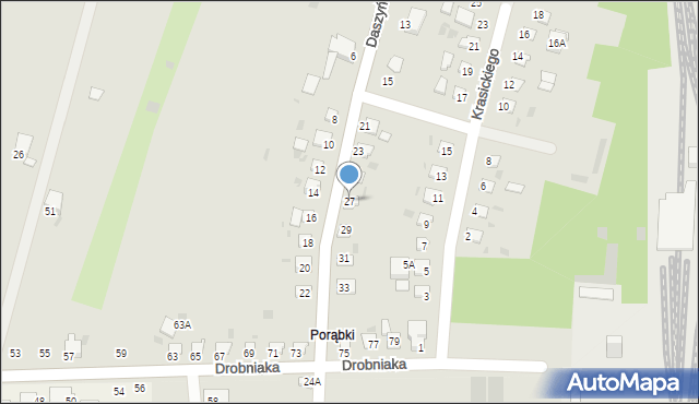 Brzeszcze, Daszyńskiego, 27, mapa Brzeszcze