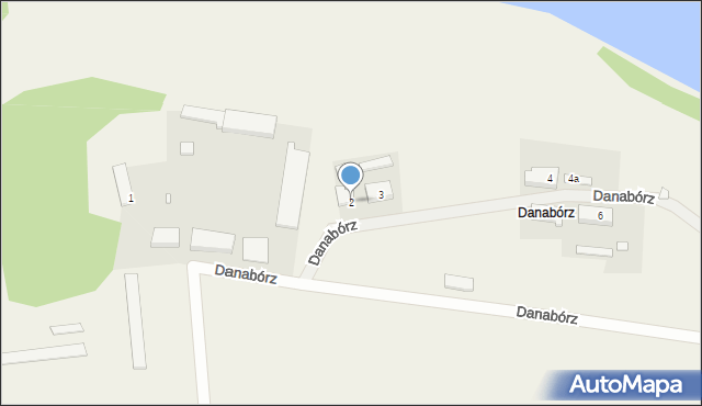 Bukowiec, Danabórz, 2, mapa Bukowiec