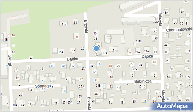 Chełm, Dąbka Stanisława, płk., 17, mapa Chełma