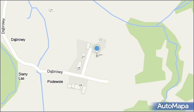 Chorowice, Dąbrowy, 30, mapa Chorowice