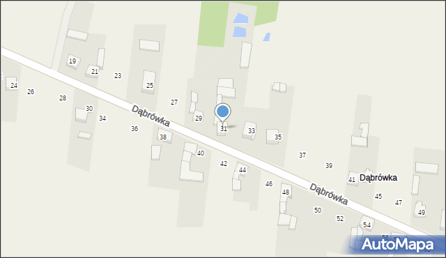 Cynków, Dąbrówka, 31, mapa Cynków