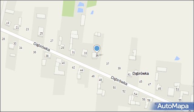 Cynków, Dąbrówka, 35, mapa Cynków