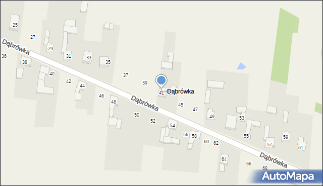 Cynków, Dąbrówka, 41, mapa Cynków