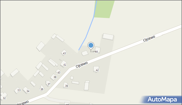 Dąbek, Dąbek, 44a, mapa Dąbek