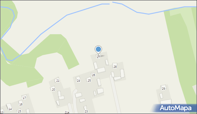 Dąbie, Dąbie, 27, mapa Dąbie