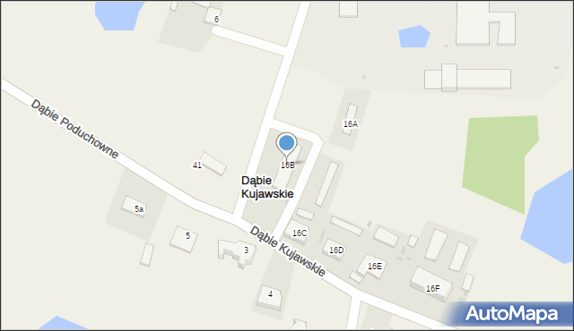 Dąbie Kujawskie, Dąbie Kujawskie, 16B, mapa Dąbie Kujawskie