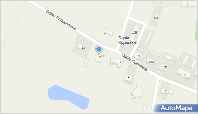 Dąbie Kujawskie, Dąbie Kujawskie, 5, mapa Dąbie Kujawskie