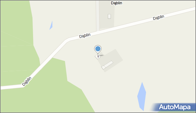 Dąblin, Dąblin, 4, mapa Dąblin