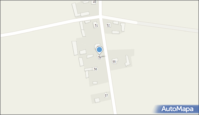 Dąbrowa, Dąbrowa, 54, mapa Dąbrowa