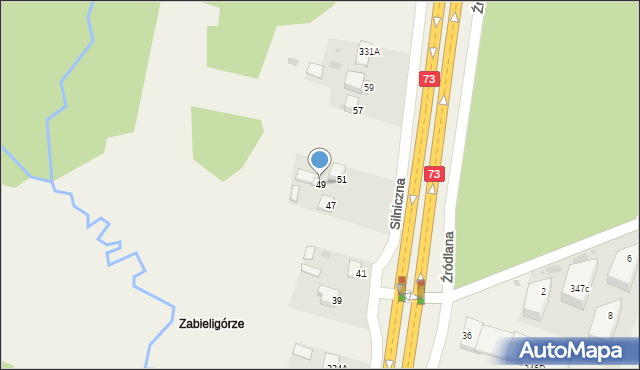 Dąbrowa, Dąbrowa, 326a, mapa Dąbrowa