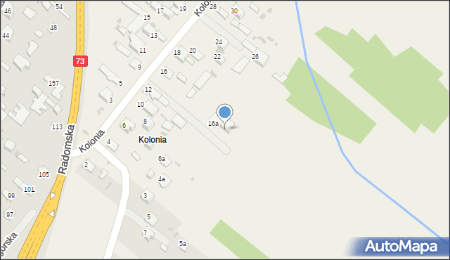 Dąbrowa, Dąbrowa, 94A, mapa Dąbrowa