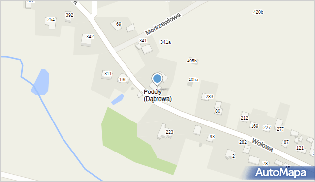 Dąbrowa, Dąbrowa, 16, mapa Dąbrowa