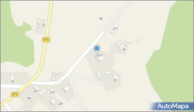 Dąbrowa, Dąbrowa, 171, mapa Dąbrowa