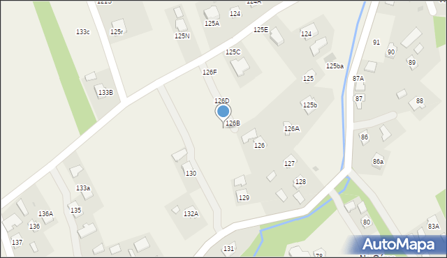 Dąbrowa, Dąbrowa, 126C, mapa Dąbrowa